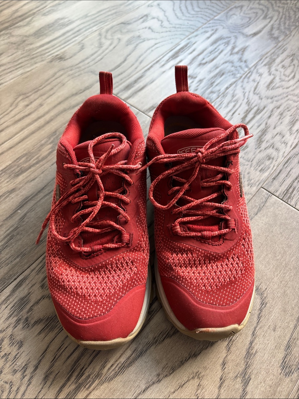Keen Terradora II Vent Women's Red Knit Sneaker